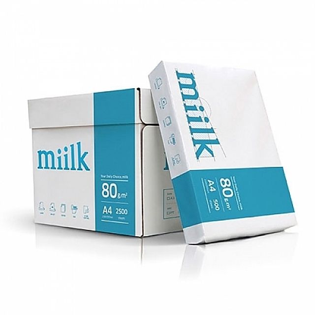 한국)복사용지-밀크(A4_80g_1권_500매)낱권-M101160