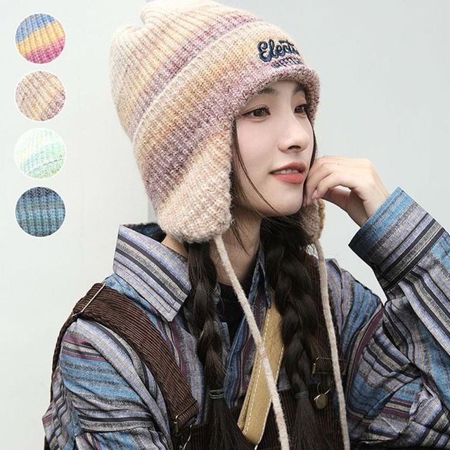 귀달이 니트 비니 여성모자 남성 여자모자