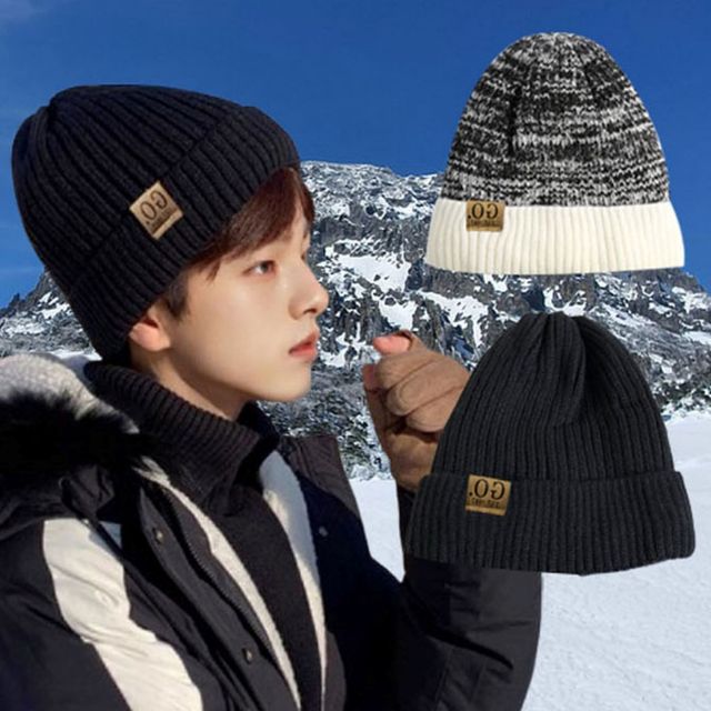 남여공용 도톰 포근한 겨울 코디포인트 데일리 비니