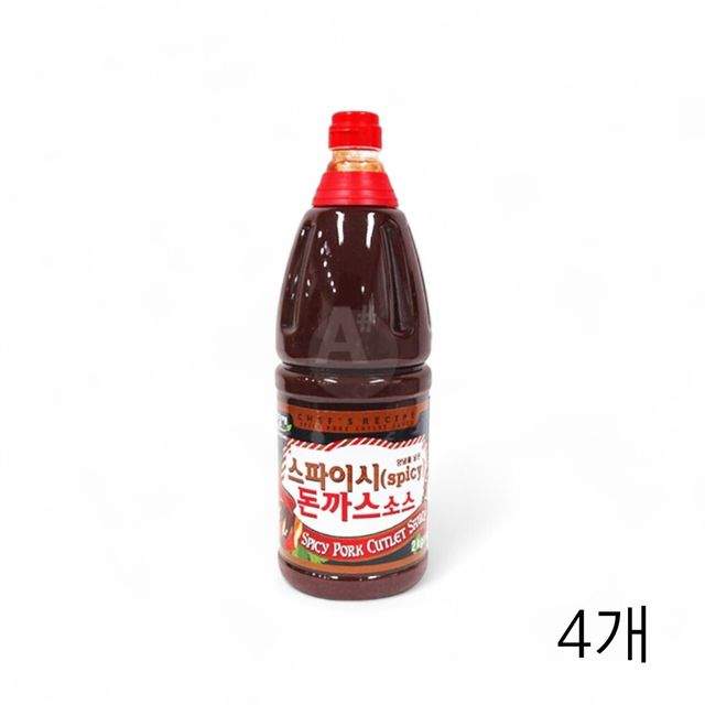 미담채 스파이시 돈까스 소스 2Kg X 4개 돈카츠양념