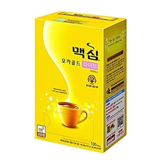 맥심 모카골드 커피믹스 믹스커피 라이트 100T