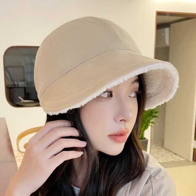여성 털모자 버킷햇 방한모자 겨울썬캡