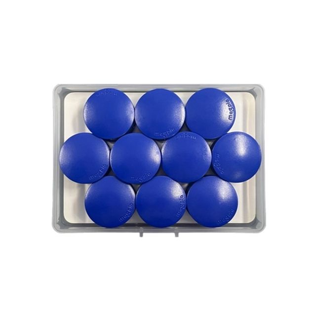 마그피아 초강력 칼라원형자석홀더 대 파랑 MFMH-32-20 (32mm 20개입)