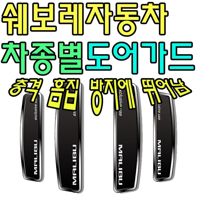 쉐보레 차종별 맞춤 도어가드 문 충격 방지용품