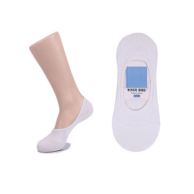 남자 페이크삭스(풋덧신) 양말 흰색1족