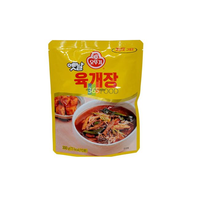 오뚜기 옛날 육개장 300g, 진한 국물 맛의 전통 간편식