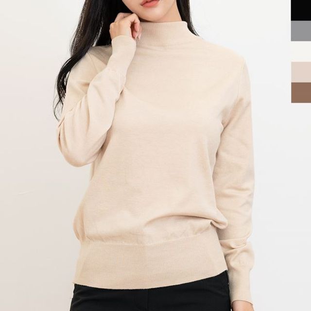 PKT 1002 여자노멀반폴라니트티 여자상의 여성상 GWM