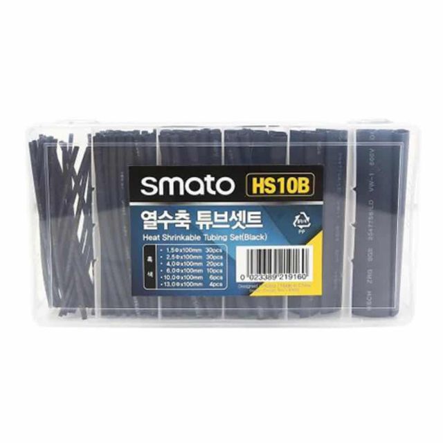 열수축튜브세트 6종 100pcs 전기수축튜브 보호튜브