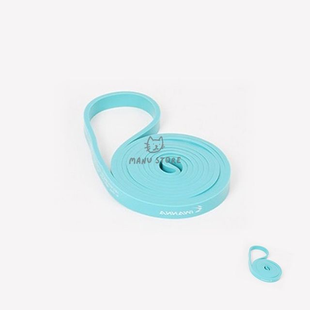 풀업어시스트 턱걸이보조밴드 라텍스 풀업밴드 2단계 아쿠아블루