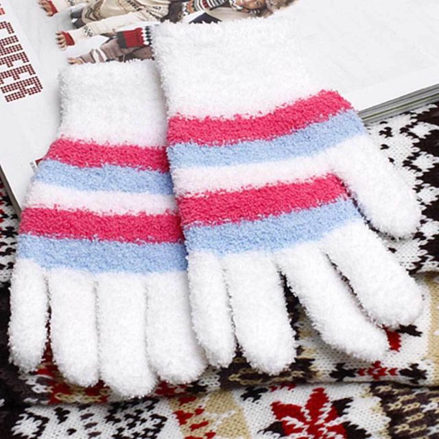 화이트 요술장갑 방한장갑 털장갑 겨울장갑