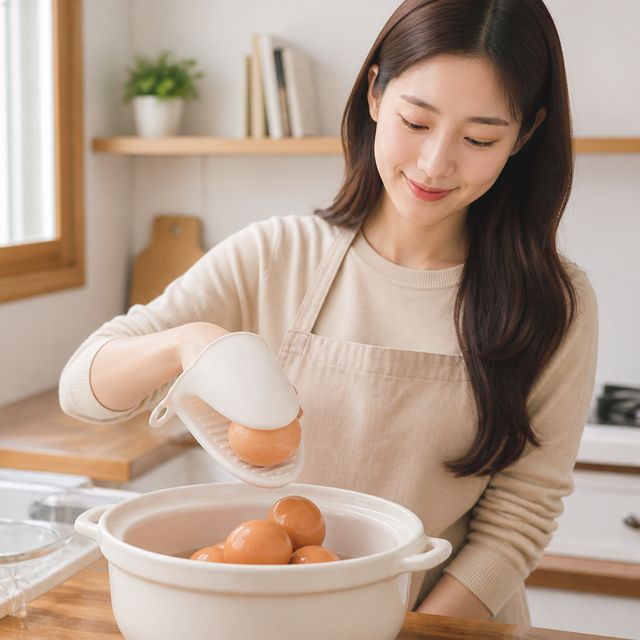 주방 실리콘 장갑 아이보리 조리 기구 오븐 미트
