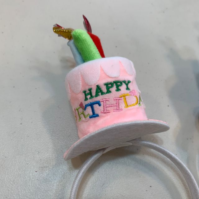 생일 머리띠 왕관 생일모자 파티용품 2컬러