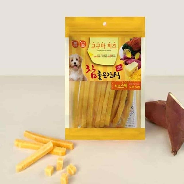 간식 치즈스틱 120g 반려동물간식 애견식품 애견고구마간식 애견간식