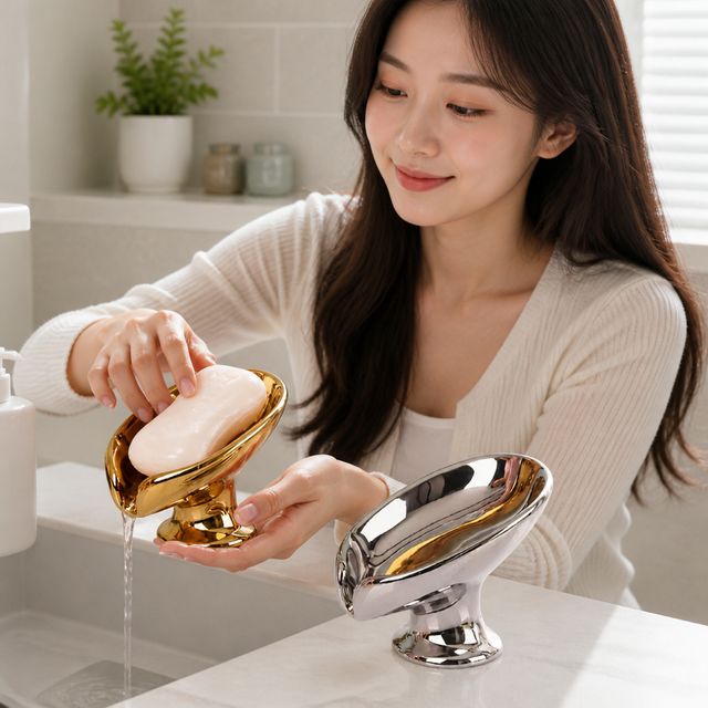 세라믹 비누받침 도자기 비누거치대 욕실 물빠짐 비누홀더