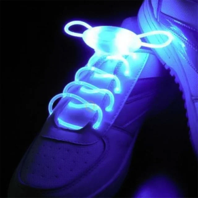 LED 신발끈 블루 야광신발끈 파티용품 응원신발끈