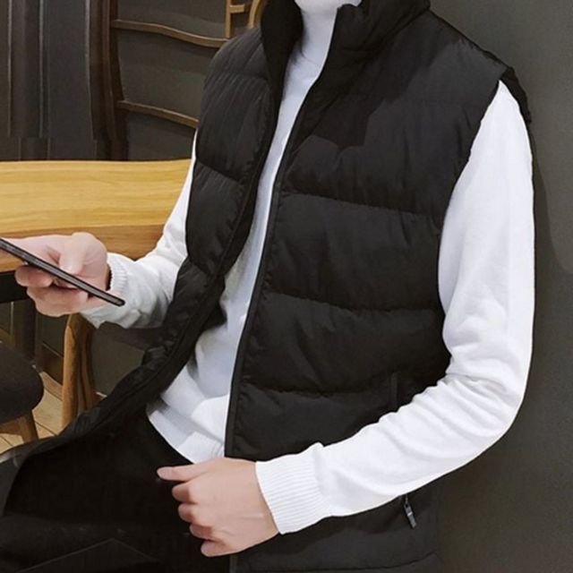 데일리 남자 경량 패딩 조끼 베이직 남성 경량 패딩 베스트