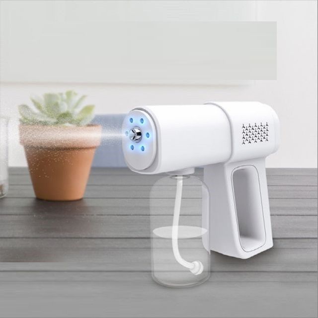 무선 나노 스프레이건 분무기 380mL LED 라이트 가정