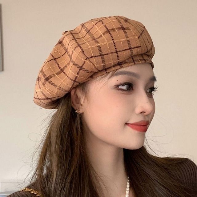여성 베레모 가을 겨울 모자 레트로