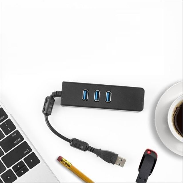 USB 3.0 컨버터 USB 3P 기가비트 LAN 1P USB 허브 랜