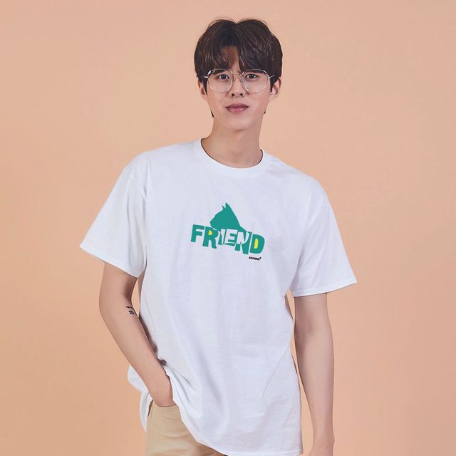 키밍 맨투맨 후드티 친구 야옹이 블랙코디 시밀러룩