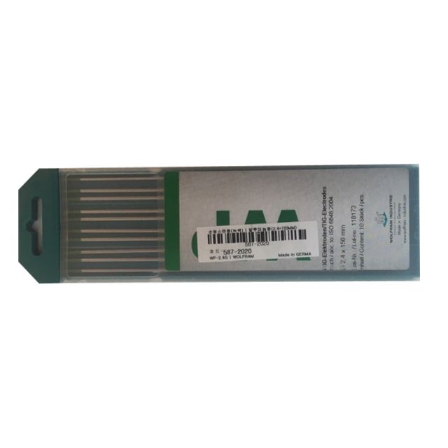 순텅스텐봉(녹색) (10 EA) 알루미늄용(2.4x150MM) WP-2.4G
