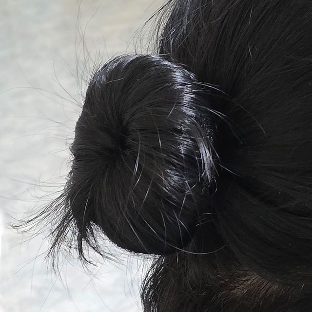 똥머리 볼륨 뽕 패드 머리 올림 당고