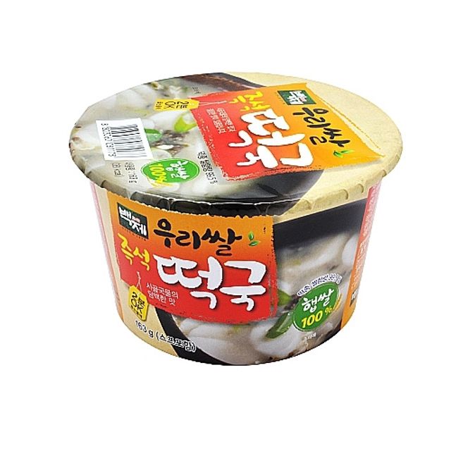 백제 우리쌀 즉석 떡국 163g X 16개입 - 설날 필수 간편 조리식품