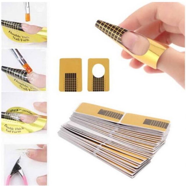 TBZ 네일스티커 100개 네일아트 팁 확장 가이드 diy 연장