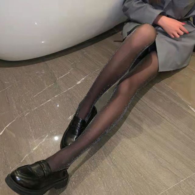 여성 샤이닝 펄 팬티 스타킹 1P 은은한 패션 타이즈