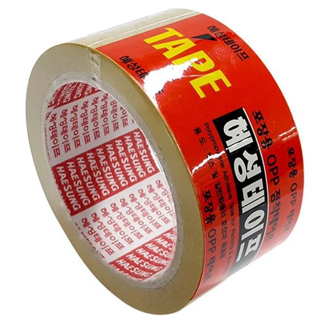 박스테이프 50mmx50YD OEM - 강력한 접착력 포장용 테이프