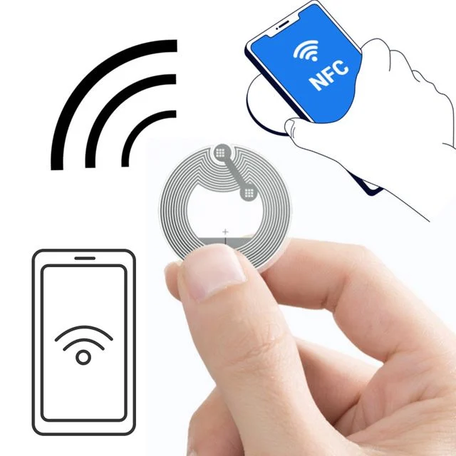 NFC 태크 스티커 카드 칩 NTAG 215 디지털 전자 명함