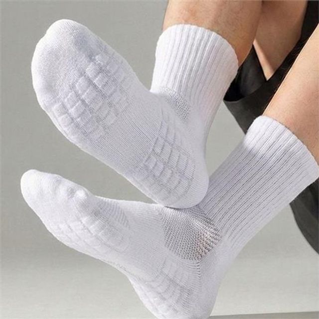 두툼한 남성 중목 양말 데일리 남성 무지 양말 통기성 미끄럼