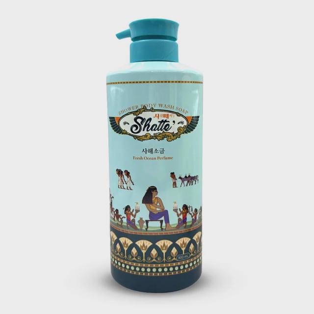샤워때비누 사해소금 바디워시 900ml 무궁화