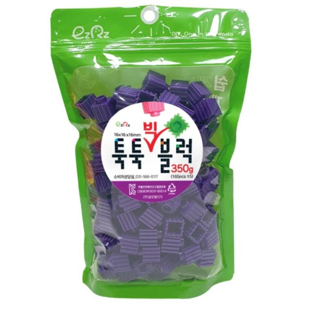 이지툭툭 빅블럭 350g 리필_청보라