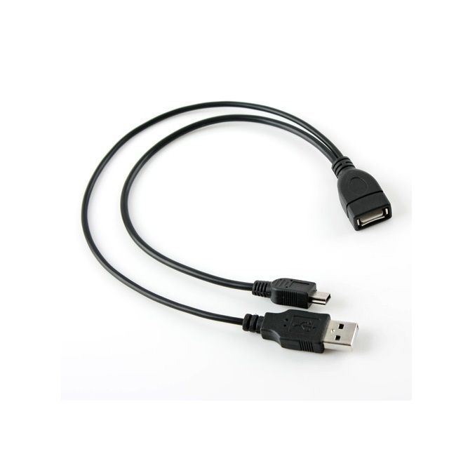 USB 케이블 Short Mini 5P M USB M F OTG Y형