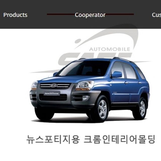 뉴스포티지 크롬인테리어몰딩 11pcs 실내몰딩