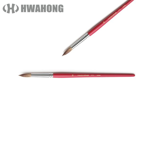 화홍 수채화붓 771_14호 둥근모 수채화붓 
