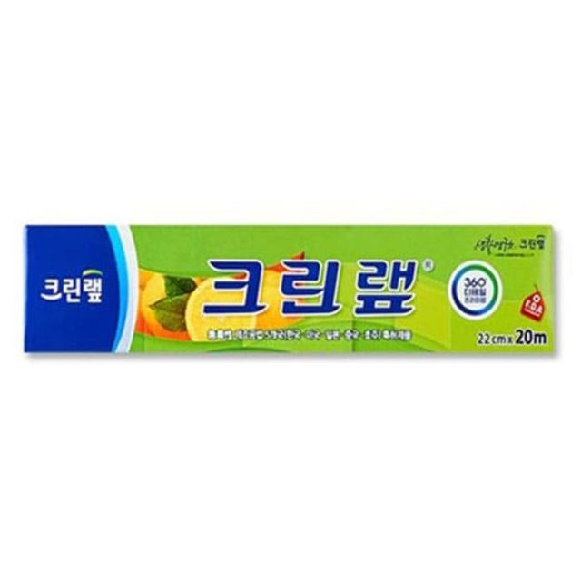 크린랲 크린랩 일회용 음식 포장랩 위생 랩 22cmx20m