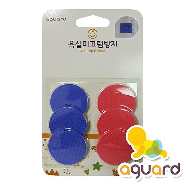 아가드 욕실 미끄럼방지 원형 논슬립패드 6장 세트