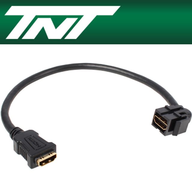 강원전자 TNT HDMI F/F 스냅인 멀티 케이블 타입 모듈 0.3m NM-TNTG07