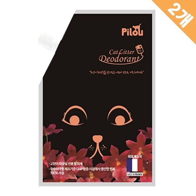 필루 캣리터 데오드란트 허니써클향 300g x 2