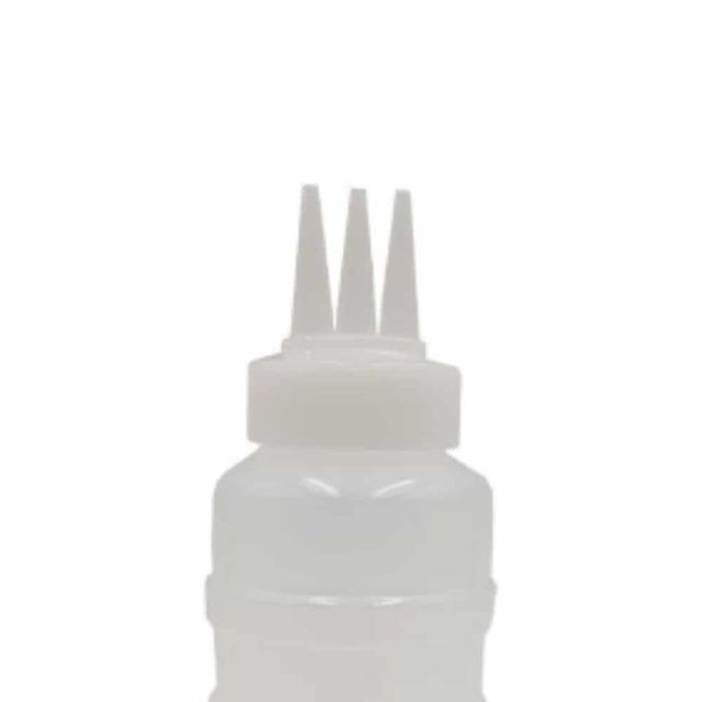 잘라쓰는 소스병 3구 300ml, 업소용 소스통 투명