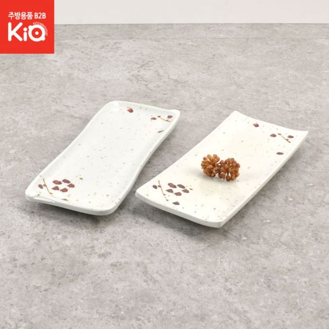 일식 서빙접시 수육그릇, 식당용 도자기 접시