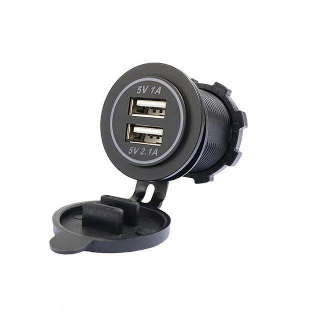 USB 고속충전 소켓 듀얼 방우형 매립형 캠핑카 전원포트