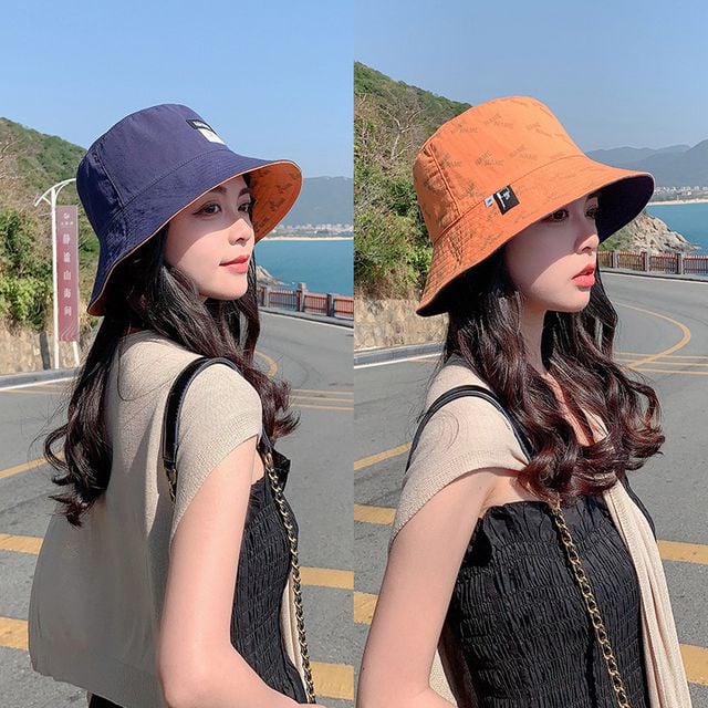 레터링패치 양면 버킷햇 ELM-117