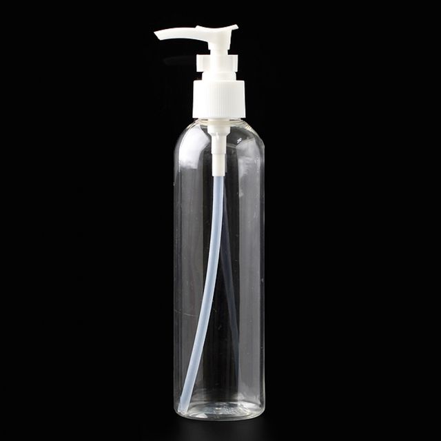 250ml 투명 용기 펌프형 리필용 투명 화장품공병