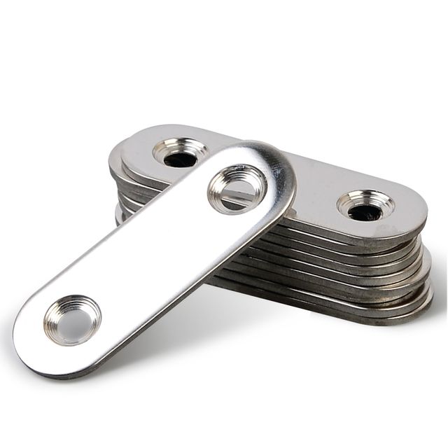 10P 일자형 평철 46mm 보강철물 연결철판 이음쇠
