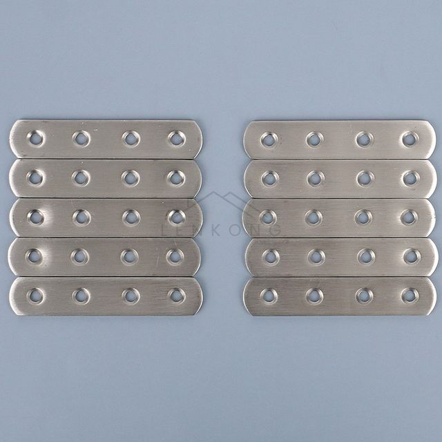 일자형평철 연결보강철물 10P 일자형 라운드 다목적 평철