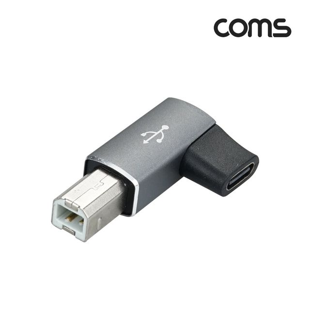 USB 3 1 C타입 변환 젠더 USB B타입 90도 좌우꺾임