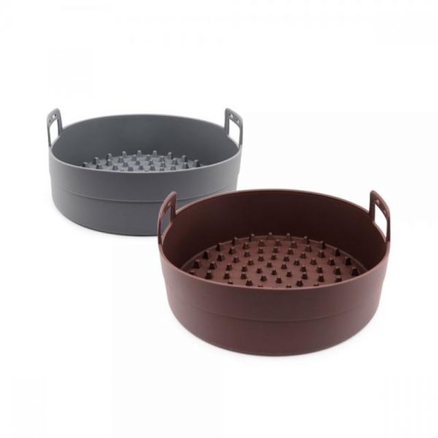 전자렌지 에어프라이어팟 오븐용기 소 19cm 찜기 그릇 베이킹
